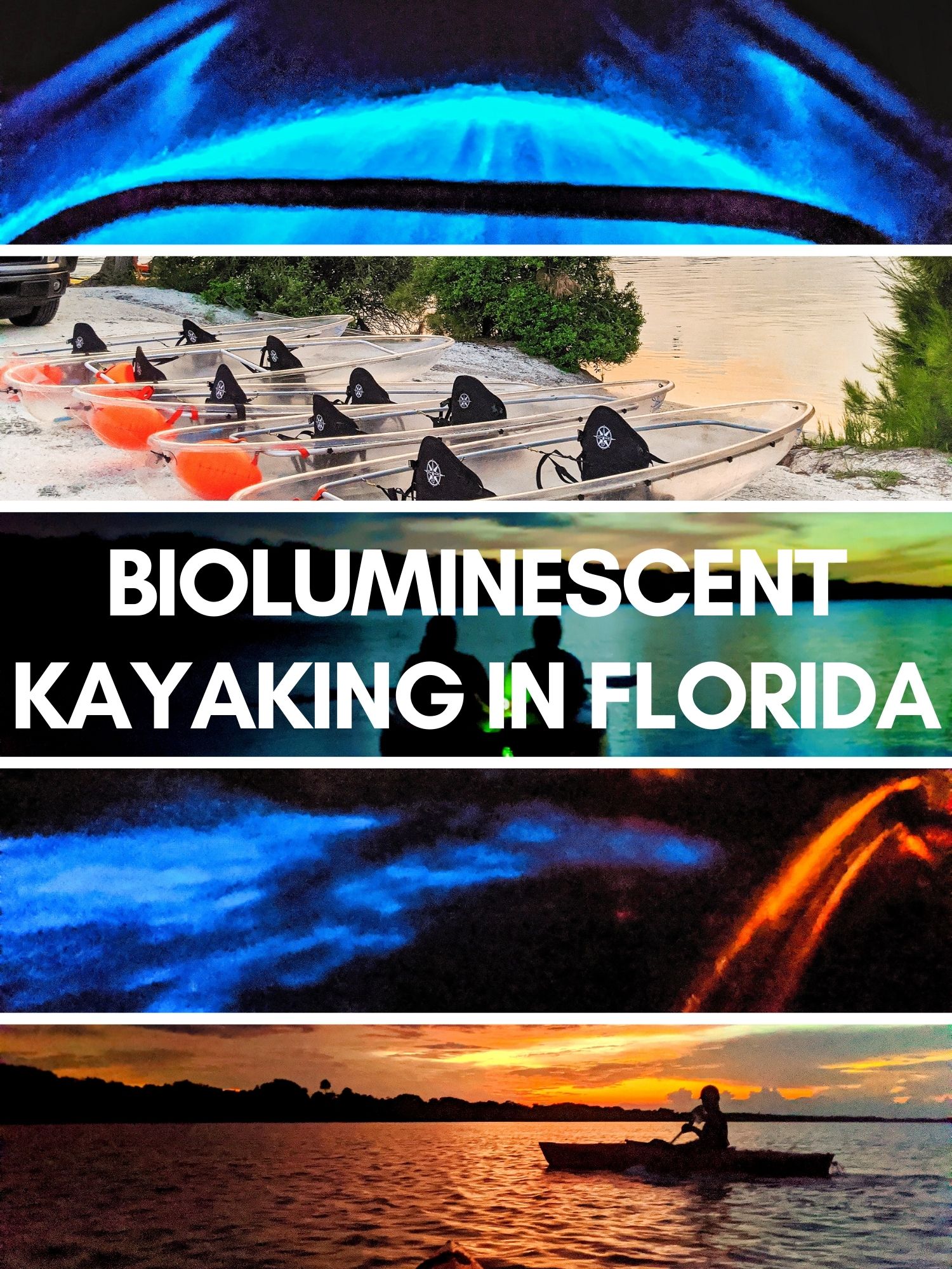 Bioluminescent Kayaking: Florida's Best Kept (odd) Thrilling Magical Secret. Where to go and everything you need to know to experience the wonder of glow in the dark night kayaking.