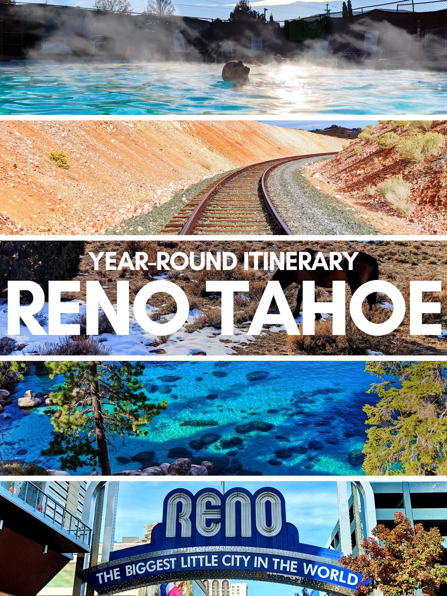 This Reno Tahoe itinerary is an ideal plan for visiting Lake Tahoe, Carson City and the Old West towns of Nevada's Silver Country. Things to do include hiking at Lake Tahoe, rail biking, historic sites and fascinating museums.