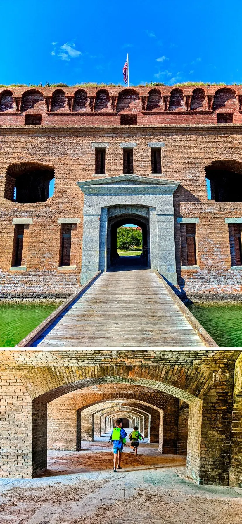 Fort Jefferson, Civil War era fortress at Dry Tortugas National Park, Florida Keys