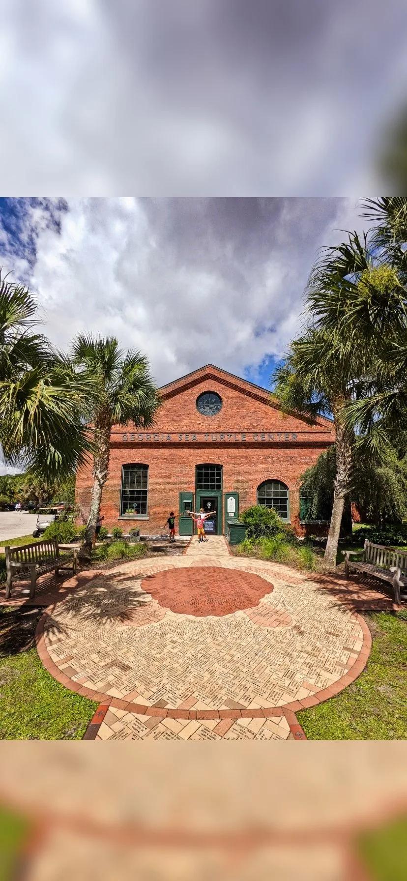 Exterior of Georgia Sea Turtle Center, Jekyll Island, Georgia