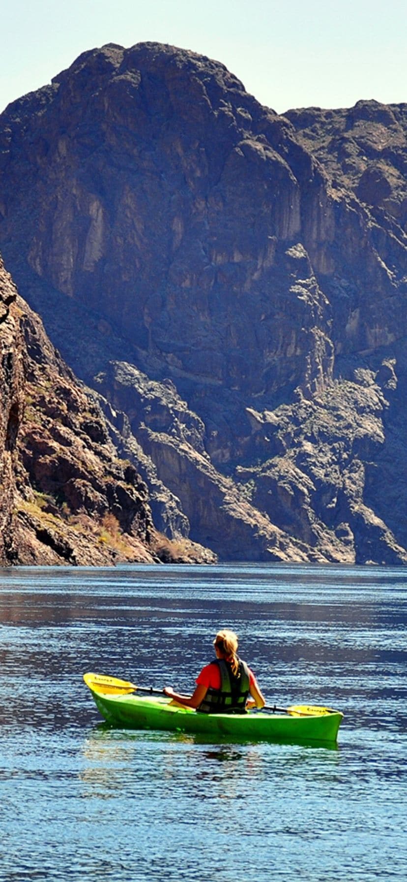 Kayaking at Lake Mead National Recreation Area, Arizona