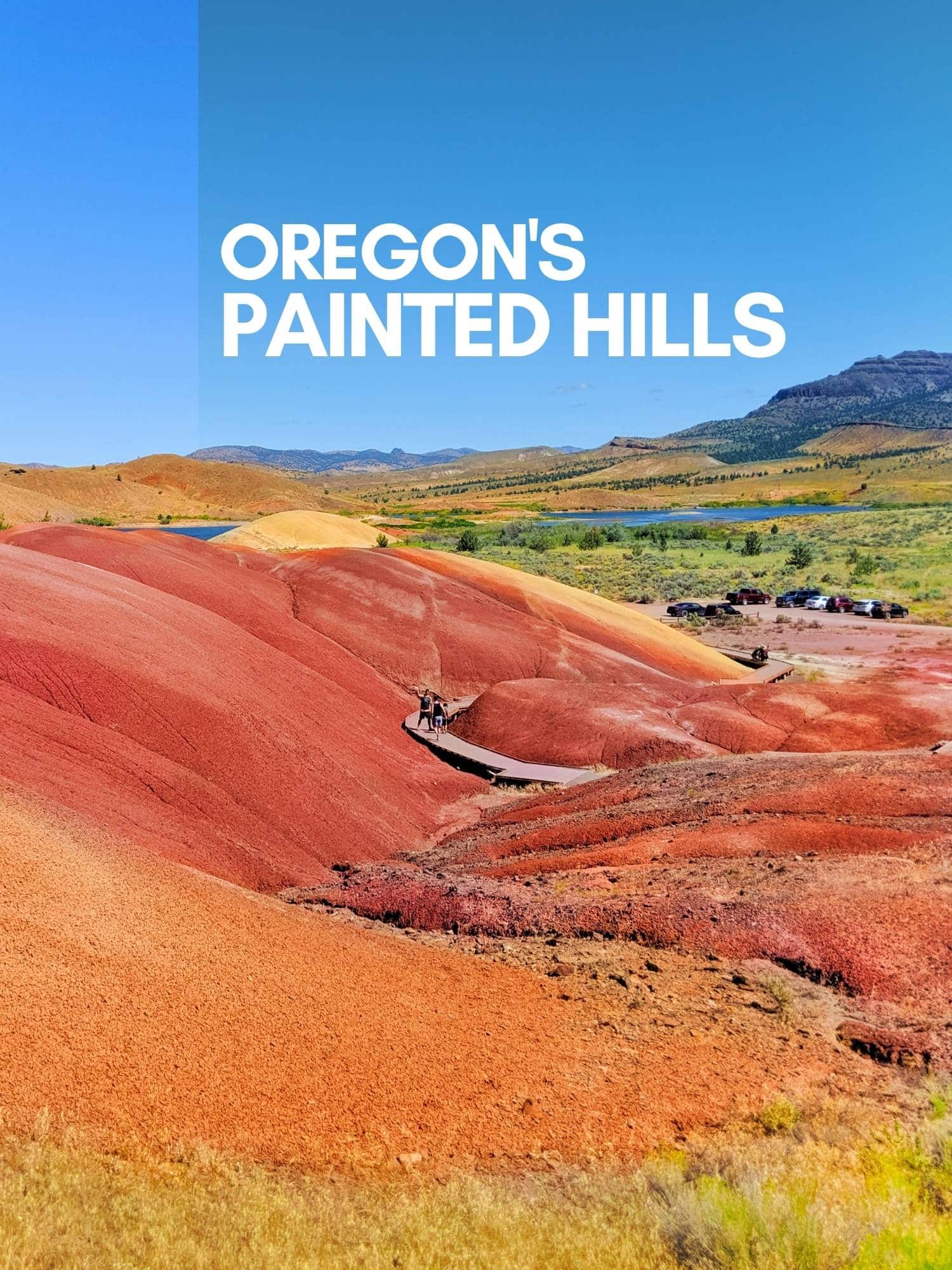 Oregon's Painted Hills are a unique natural wonder. See how to get there, when to visit, where to stay, and hiking trails at John Day Fossil Beds National Monument. Most incredible National Park in Oregon.