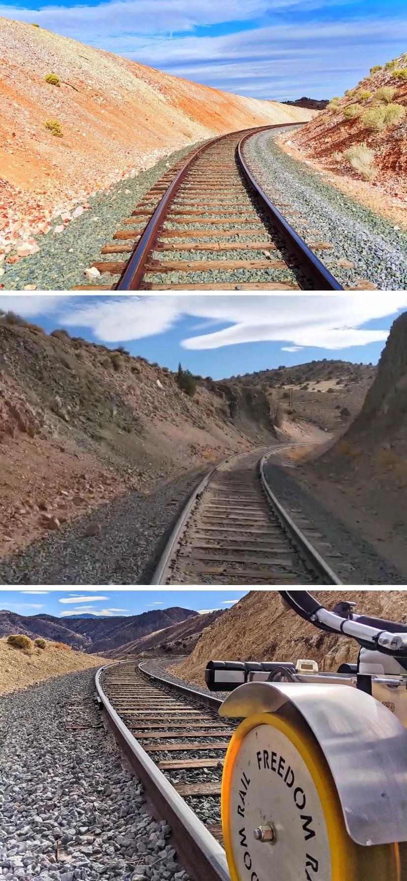 Rail biking in Nevada’s Silver Country, V&T Railway in Carson City