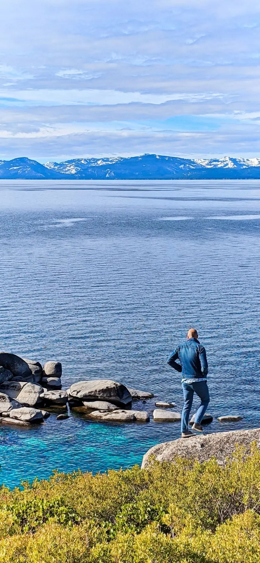 Sunset Cove, easy hiking on the shores of Lake Tahoe