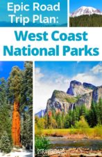Epic National Park road trip plan going from Southern California to Washington State. Includes Joshua Tree, Yosemite, Mt Rainier and more. Hiking tips and where to stay for your road trip. #roadtrip #nationalparks