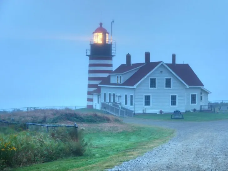 Beautiful West Quoddy Lighthouse – the Easternmost Point in the USA