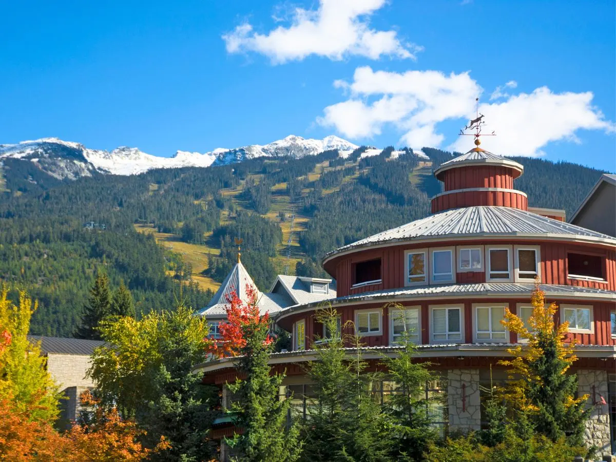 Whistler Village in Summertime British Columbia