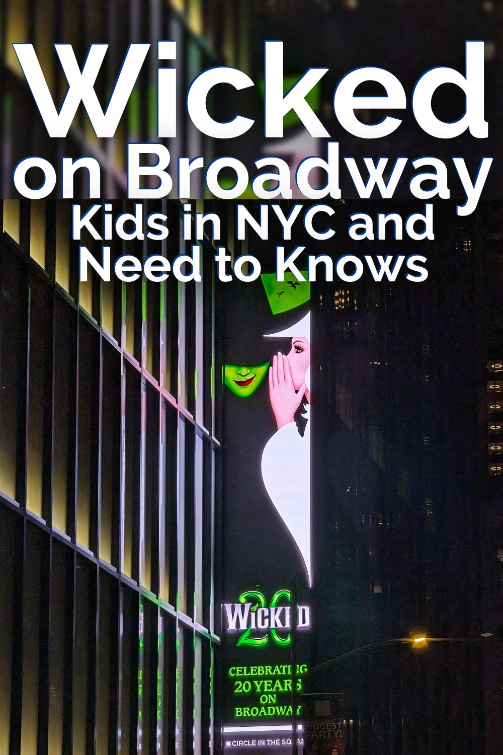 Wicked on Broadway is pretty incredible, even if you've already seen it as a film. We've got the run down on what to expect and tips for having a great Wicked experience, including being ready to talk to your kids about fascism. Check it out!