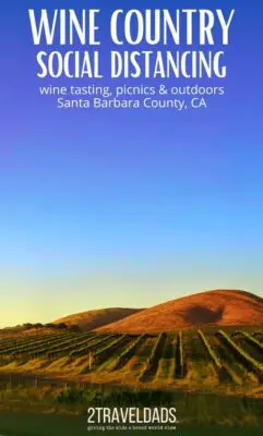 Social distancing in wine country is easy in Santa Barbara County. Wine tasting, picnicking guide, and outdoor activities in the Santa Maria Valley are perfect for a California weekend where social distancing is easy. #winecountry #california