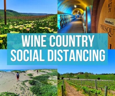 Social distancing in wine country is easy in Santa Barbara County. Wine tasting, picnicking guide, and outdoor activities in the Santa Maria Valley are perfect for a California weekend where social distancing is easy. #winecountry #california