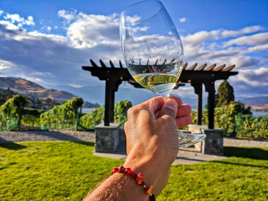 Wine Tasting at Fielding Hills Winery at Lake Chelan Washington 2