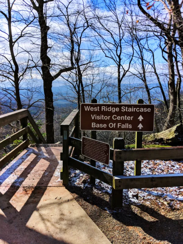 Winter at Amicalola Falls State Park Georgia 5