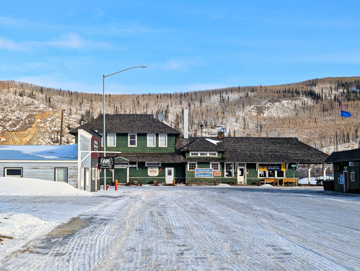 Winter in Downtown Nenana Alaska 2