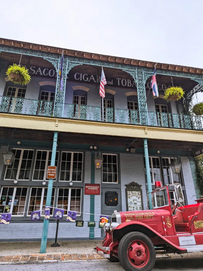 Wrought Iron Balconies in Historic District Pensacola Florida 3