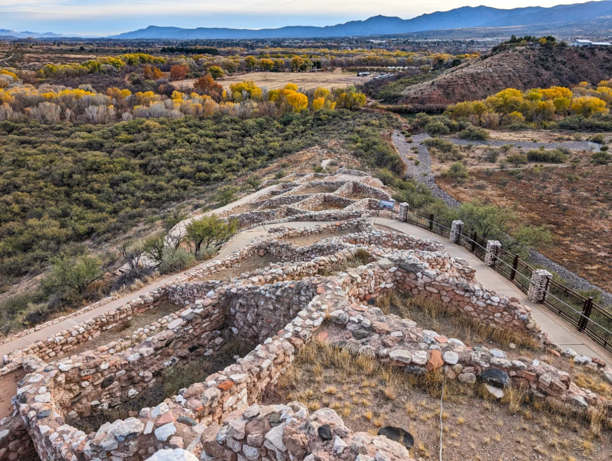 Yavapai Ruins at Tuzigoot National Monument Cottonwood Arizona 1