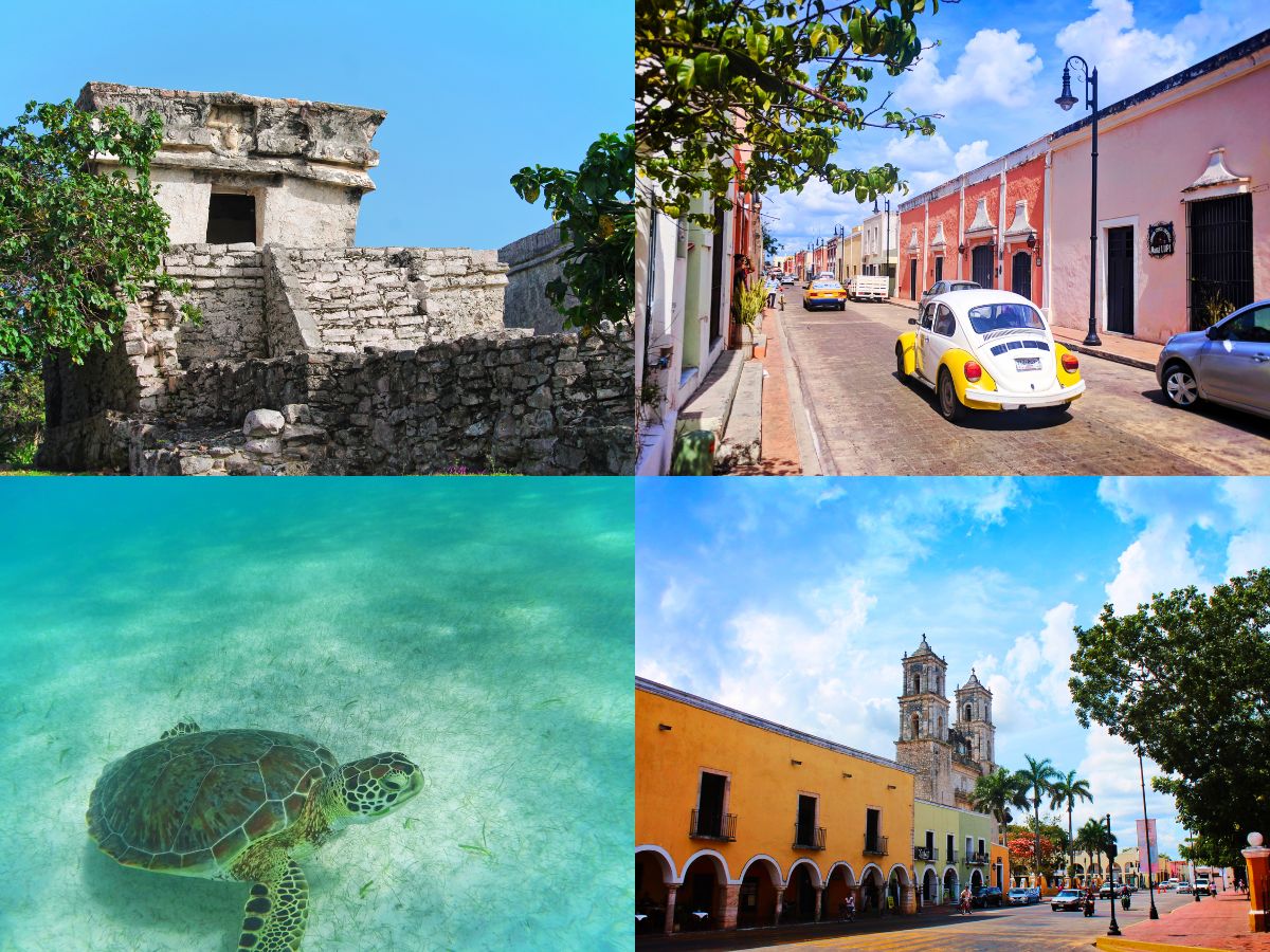 Yucatan Mexico Travel Grid
