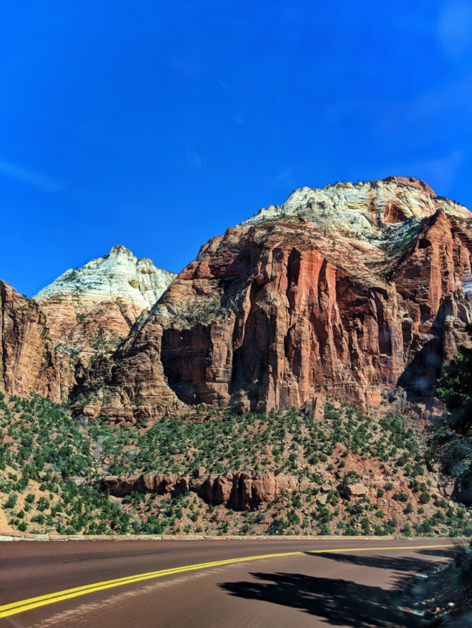 Zion Canyon eastern side Zion National Park Utah 2