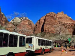 Zion Shuttle Zion National Park Utah 1