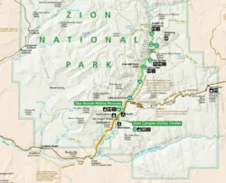 Zion National Park Map