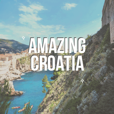 Amazing Croatia button