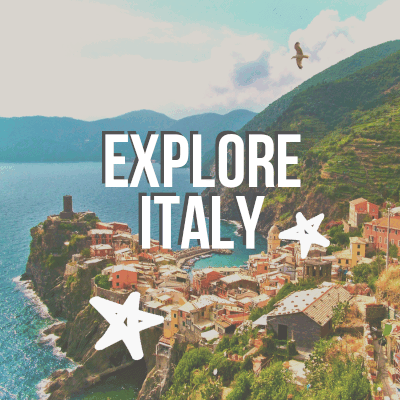 Explore Italy button