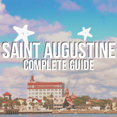 St Augustine, FL is both full of history and the best beaches in Florida. From wildlife viewing to things to do at night, this is the guide to everything you need to know about Saint Augustine, the oldest city in the USA. #Florida #vacation #travel