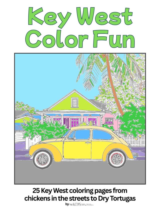Key West Coloring Book cover