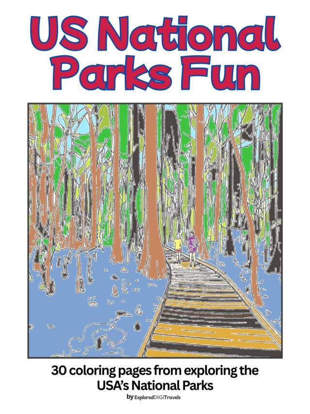 US National Parks Coloring Book