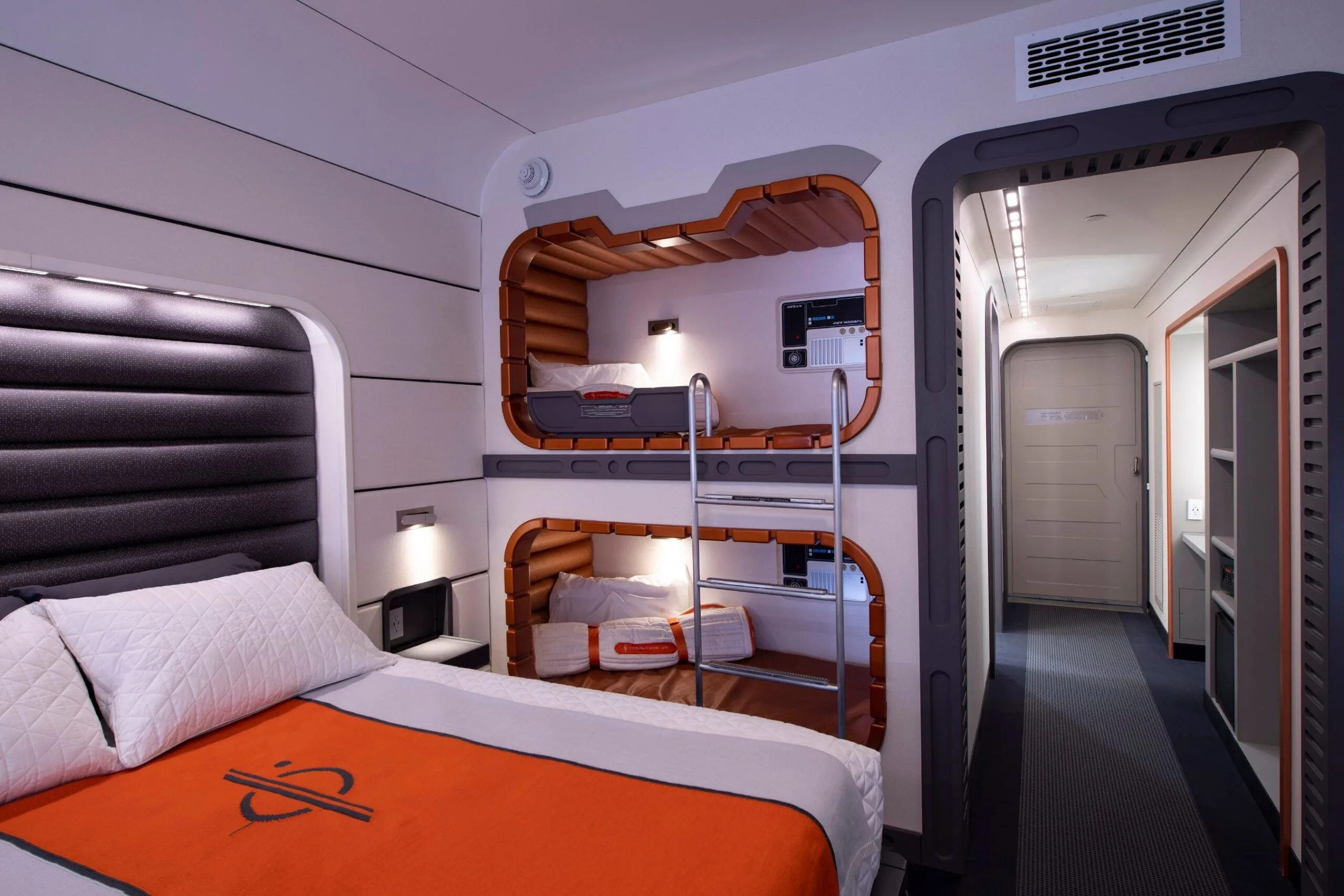 Galactic Star Cruiser Family Cabin in Star Wars hotel at Walt Disney World Orlando