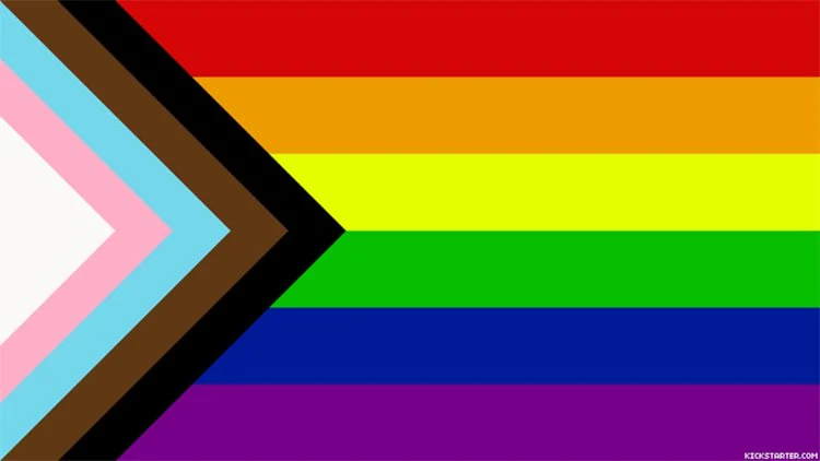 New Pride Flag, designed in 2018
